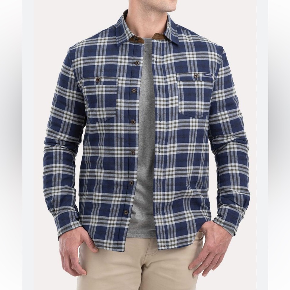 Johnnie-O Irwin Plaid Flannel Shirt Men’s Button Down Large